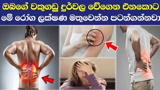 වකුගඩු රෝගයේ රෝග ලක්ෂණ 10 ක්  Wakugadu roga lakshana  Kidney disease symptoms sinhala [upl. by Reddy]