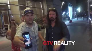 Dave Grohl signing autographs on GTV Reality [upl. by Lamrert]