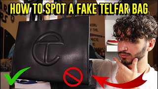 HOW TO SPOT A FAKE TELFAR BAG  REALLY SIMPLE [upl. by Mellman]