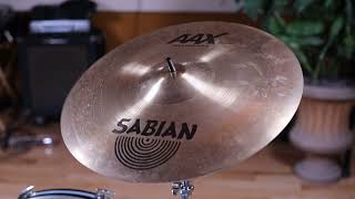 18quot Sabian AAX Metal Crash Cymbal 1754g [upl. by Constance]