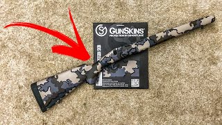 GunSkins  Rifle Stock Install  DIY Tutorial  KUIU VIAS [upl. by Lothaire857]