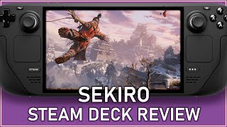 Shinobi on the go  SEKIRO  STEAM DECK Review amp Settings [upl. by Yalc]