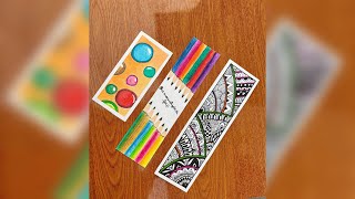 Cool Bookmark ideas Bookmark tutorialsBookmark design [upl. by Carthy]