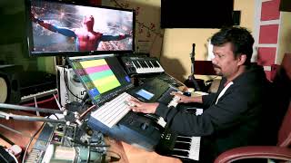 Spiderman Theme Live Looping Anoop Kovalam Marvel Studios Stan Lee [upl. by Nye86]