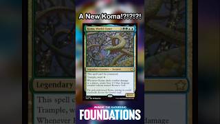 New Koma WorldEater Printing  Magic The Gathering Foundations [upl. by Schonfield]