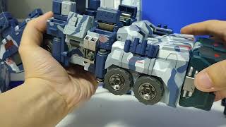 Taking Apart TFC Toys STC01P Ice Wolfs ICBM Vehicle Mode [upl. by Ilrebma]