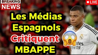 🚨🥲 RÉAL Madrid  Kylian Mbappé sous pression croissante [upl. by Nahtanoj189]