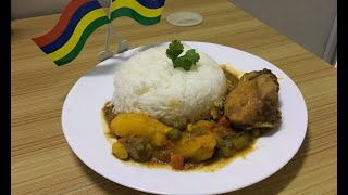 Daube de Poulet  La daube Poule  A la Mauricienne [upl. by Ahidam361]