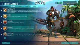 Paladins  Fernando FN01 Voice Pack [upl. by Nylaj946]