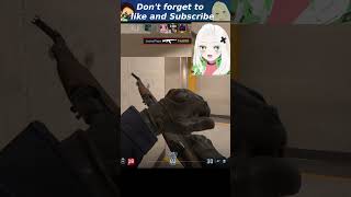 U think Ill stop shooting cs2 counterstrike2 vtuber csgo gaming shorts [upl. by Ilyah]