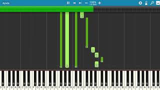 Aleks Syntek  Duele El Amor ft Ana Torroja  Piano Tutorial  Midi [upl. by Bax]