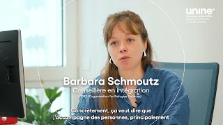 Master en sciences sociales… et après  Barbara Schmoutz conseillère en intégration à l’ORS [upl. by Aidas]