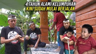 DEDE ANWAR 4 TAHUN ALAMI KELUMPUH4N  KINI SUDAH MULAI BERJALAN SETELAH BER0B4T KE PAK HARIS [upl. by Anaynek]