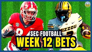 SEC Football Week 12 Bets  Tennessee vs Georgia  Missouri vs Florida  More [upl. by Anika]