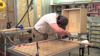 Building Kitchen Cabinets part 20 Making face frames for the wall cabinets [upl. by Quartis]