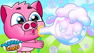 Blowing Bubbles Song  Funny Kids Songs  And Nursery Rhymes by Lamba Lamby [upl. by Ellerehs752]