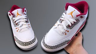 HOW TO LACE JORDAN 3 For The Best On Foot Look [upl. by Yob]