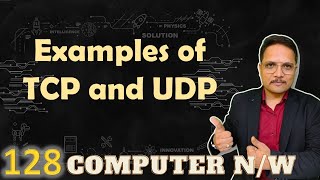 TCP and UDP Examples in Computer Networks  4 [upl. by Kumagai]