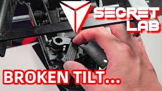 Secretlab Busted Tilt  Repairing Gaming Chair [upl. by Feenah]