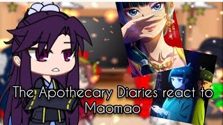 The Apothecary Diaries react to Maomao  GACHA  GCRV  TAD X GACHA CLUB [upl. by Loree]