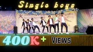 SINGLE BOYS TEAM PERFORMANCE🔥🔥  2k23 vinayaka chavithi fest  RGUKT RK VALLEY [upl. by Meensat]