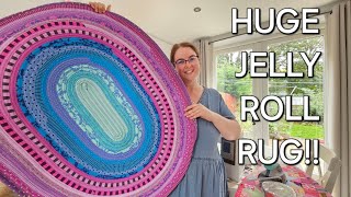 LETS MAKE A JELLY ROLL RUG  Sewing Vlog [upl. by Fredric609]