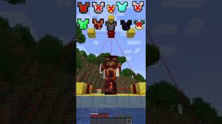 Armor Test Vs Laser Damage In Minecraft meme minecraft shorts [upl. by Attalanta]