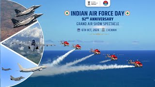 Chennais Skies Came Alive As The Indian Air Force Displayed Its Might In a Stunning Show Of Power [upl. by Kenneth825]