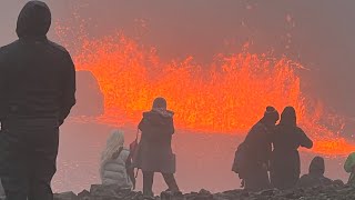 Iceland Volcano Eruption Update What Will Happen Next Meradalir Spatter Cone Grows [upl. by Namajneb12]