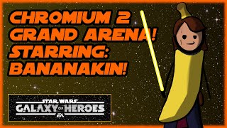 SWGOH GAC  BANANAKIN in Chromium 2 What does it mean I have no idea [upl. by Nehtan400]