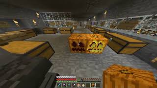 How to make a Jack O Lantern in MINECRAFT [upl. by Dnar924]