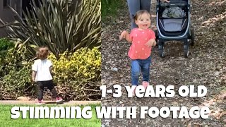 AUTISTIC TODDLER STIMMING INCLUDING FOOTAGE  SIGNS OF AUTISM [upl. by Stinky660]