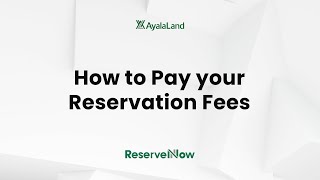 ReserveNow How to Pay your Reservation Fees [upl. by Aiekahs]