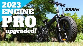 Engwe Engine Pro 1000W Ebike  So many Upgrades  Ride amp Review [upl. by Odeen]