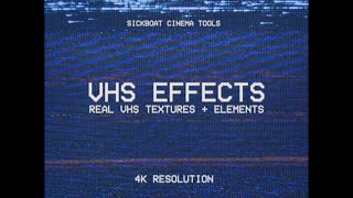 VHS Effects Real VHS Texture Overlays 4K  Real Video Tape Effect [upl. by Oilla]