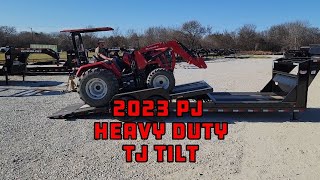 2023 PJ Trailers Heavy Duty TJ Tilt with Blackwood Pro [upl. by Meelak]