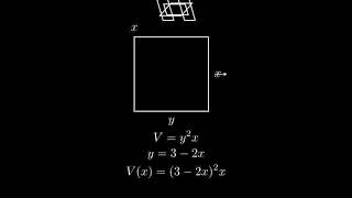 A box with an open top is to be constructed 3 wideFind the largest volume that such a box can have [upl. by Buke]