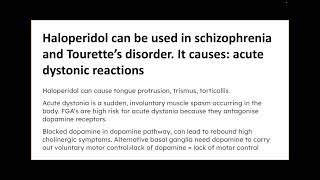 Acute dystonic reaction due to haloperidol￼ [upl. by Cordey]