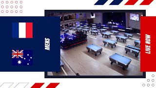 France v Australia 2  Mens  2024 BI World Blackball Championships  Bridlington Spa [upl. by Shelly]