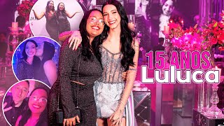 VLOG FESTA DE 15 ANOS da LULUCA 🤩 [upl. by Mehelhteb726]