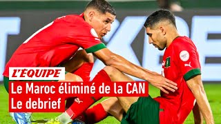 CAN 2023  Le Maroc éliminé après un penalty manqué dHakimi quelles conséquences [upl. by Pickens838]