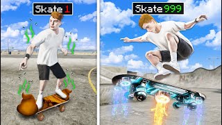 Upgrading NOOB Skater to GOD SKATER In Realistic Game [upl. by Ynots]