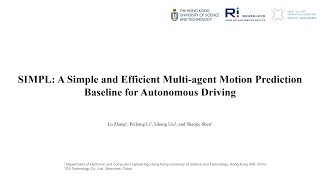 SIMPL A Simple and Efficient Multiagent Motion Prediction Baseline for Autonomous Driving [upl. by Eeima]