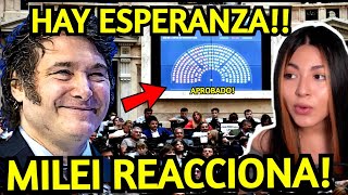 HABLO MILEI DIPUTADOS HACEN ALIANZA POR MILEI Y SU LEY PASA EL PRIMER FILTRO ¡ARGENTINA CELEBRA [upl. by Bremser]