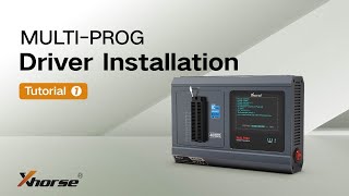 How to Install Xhorse Multi PROG Driver OBDII365 [upl. by Kucik]