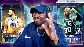 getting DIAMOND RAINMAKERS in PACK OPENING NBA 2K Mobile Season 2 Ep 20 [upl. by Iruahs]