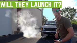 How High Can Two Airbags LAUNCH A Range Rover [upl. by Llenrod]