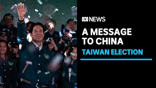 Taiwan elects ruling party to unprecedented third term  ABC News [upl. by Sowell]