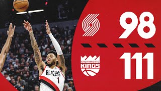 Portland Trail Blazers 98 Sacramento Kings 111  Game Highlights  October 28 2024 [upl. by Reace]