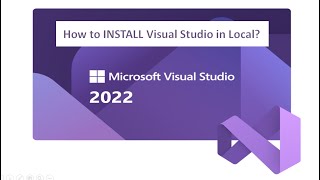 How to Install Microsoft Visual studio from Local [upl. by Shirline908]